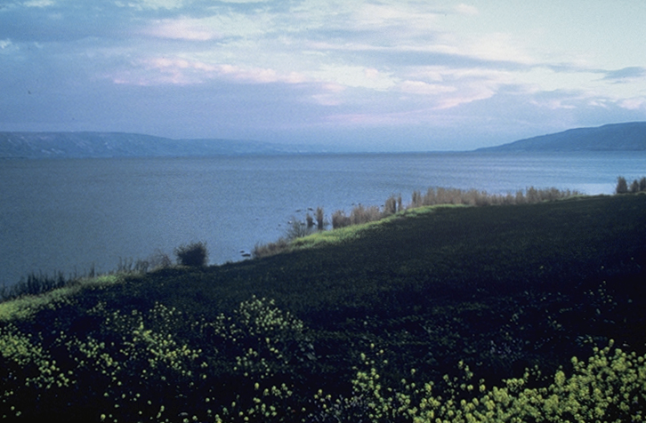Zee van Galilea in de buurt van Betsaïda