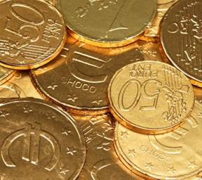 Geld- money- Euro munten Sinterklaas | Kaartje2go