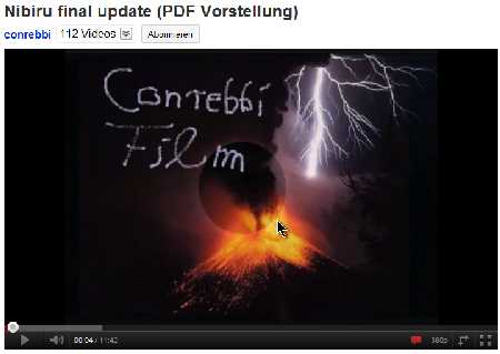 Video von Conrebbi ber Elenin und Nibiru (Planet X) vom 18.08.11