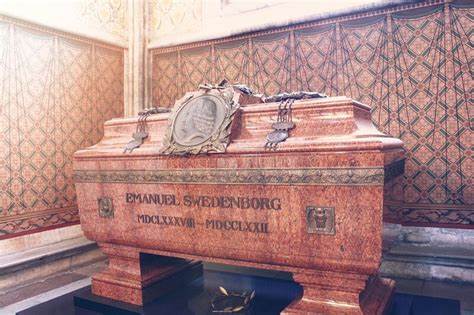 Tomb Met Resten Van Emanuel Swedenborg in De Kathedraal Van Uppsala De ...